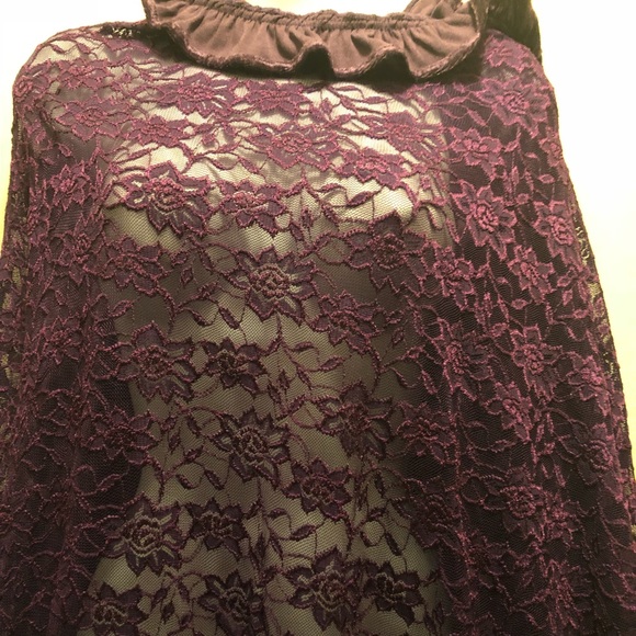 BOHO Hippie Floral Lace Cover Cape Caftan Gothic - Picture 5 of 8